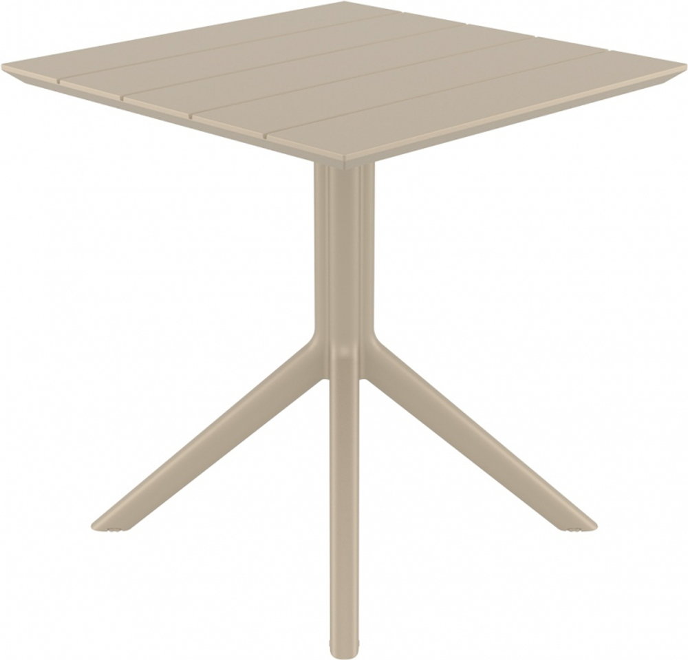 Стол пластиковый Siesta Contract Paris Table 70, бежевый