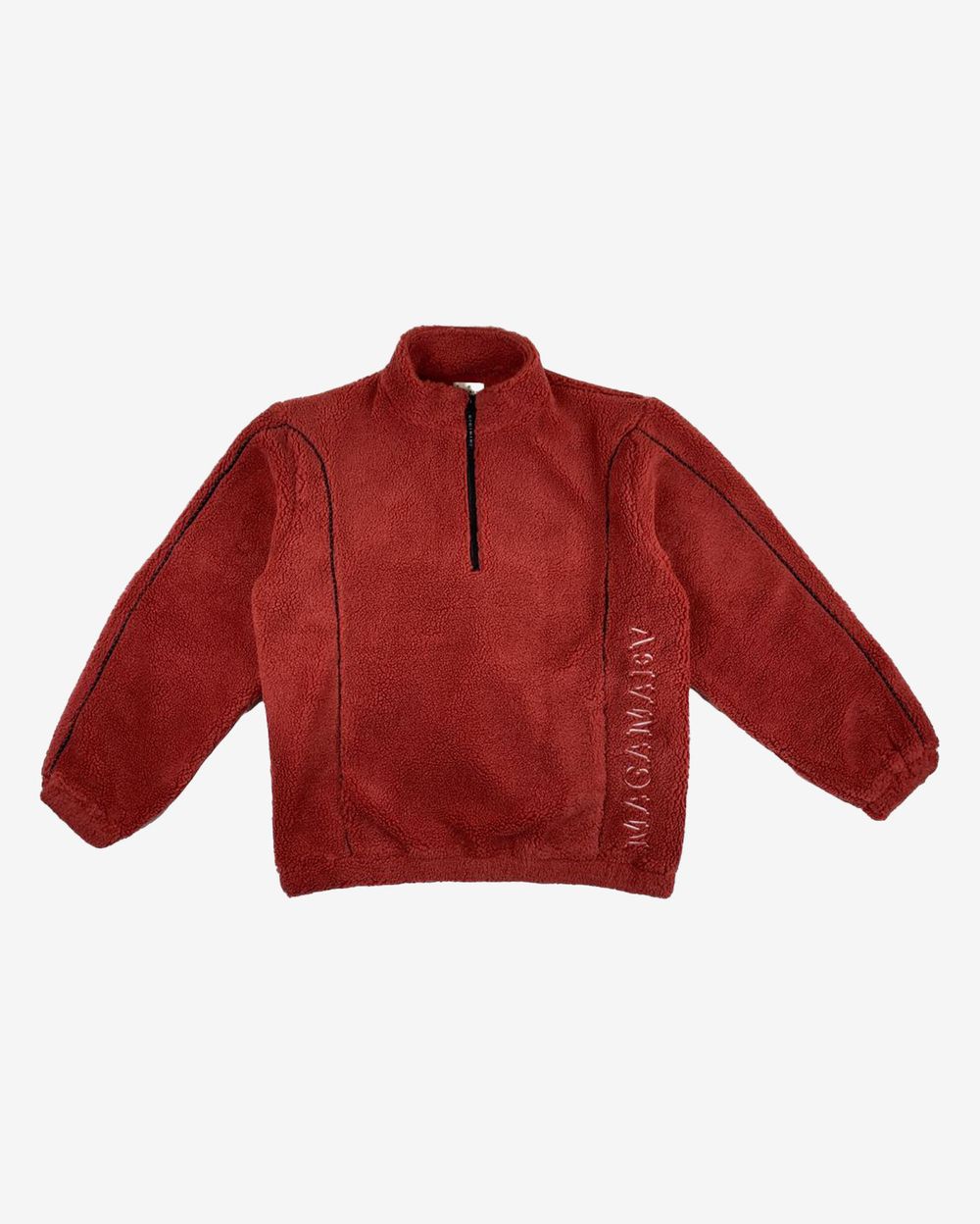Толстовка Magamaev Turbofleece halfzip бургунди