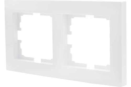 VESNA 742 0200 147 Рамка 2-ая горизонтальная белая