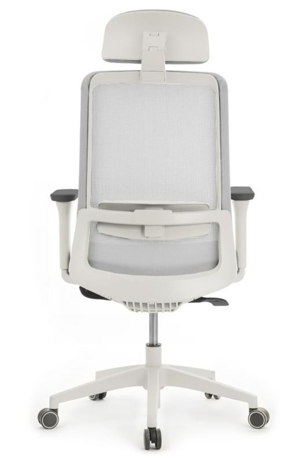 Кресло Riva Ворк W-218C WHITE Светло-серый