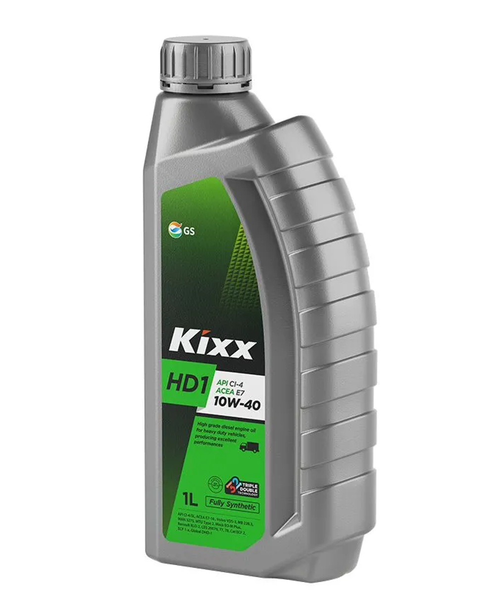Моторное масло для дизелей Kixx HD1 10W-40 CI-4/SL, синтетическое, 1 л