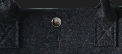 Сумка фетровая, с ручками, 350х280х150 мм, ручки 160мм