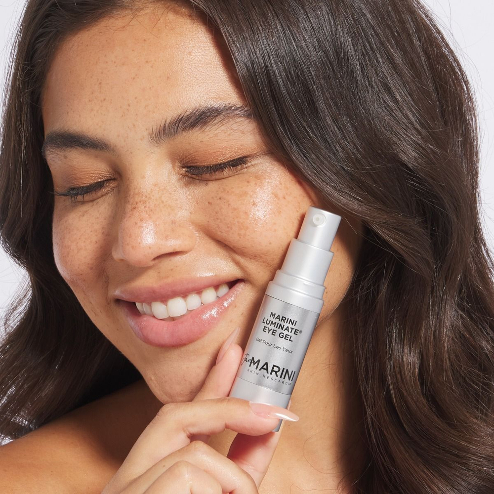JAN MARINI Luminate Eye Gel Концентрированная сыворотка для кожи вокруг глаз с эффектом сияния против темных кругов и морщин, 15 мл