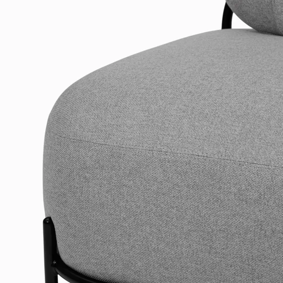 Двухместный диван Pawai 125 см, серый