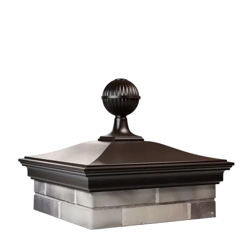 Колпак для забора MONBLAN с шаром на 2 кирпича