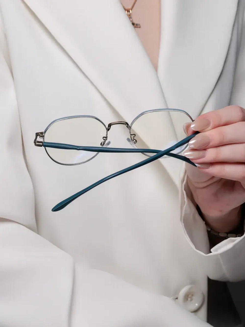 Очки для компьютера имиджевые защитные прозрачные нулевки