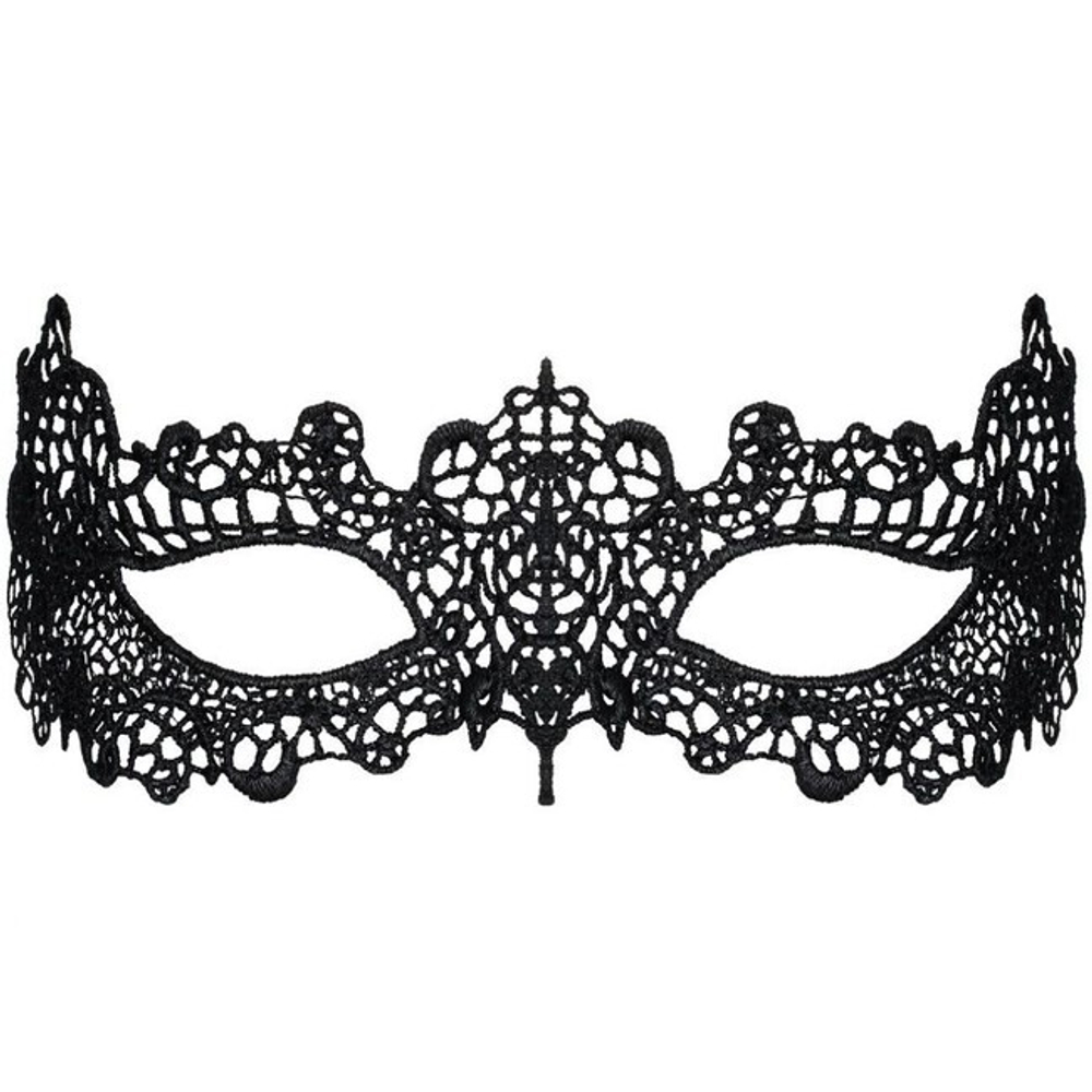 Ажурная маска на глаза , OS черная (Цвет: черный)