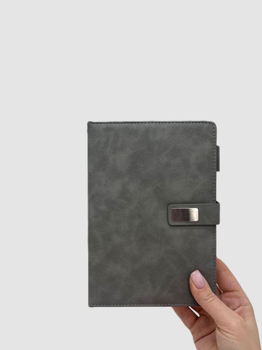 Блокнот А5 в линейку 170 л серый (8412-5)