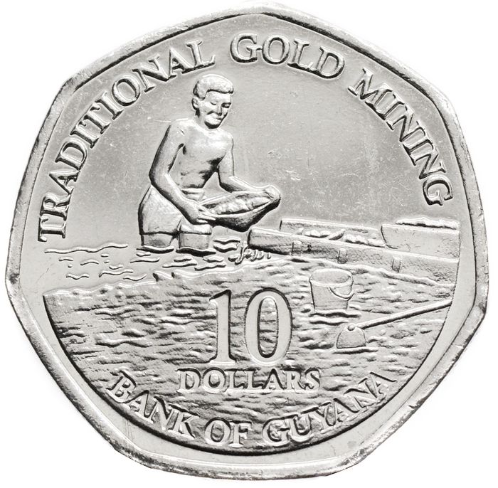 10 долларов 2011 Гайана