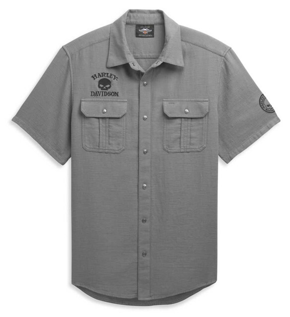 Рубашка Skull Logo Textured Harley-Davidson