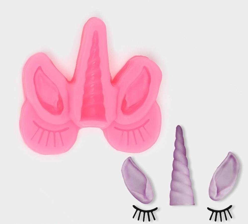 Молд силиконовый для заливки "Единорог" 6,5см