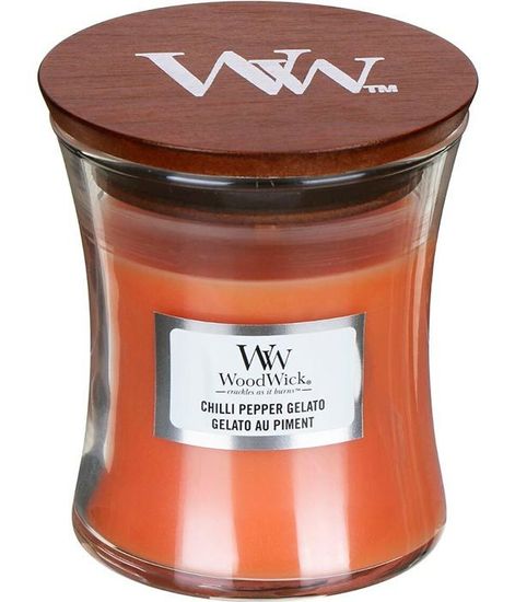 Джелато с перцем чили, ароматическая свеча, WoodWick
