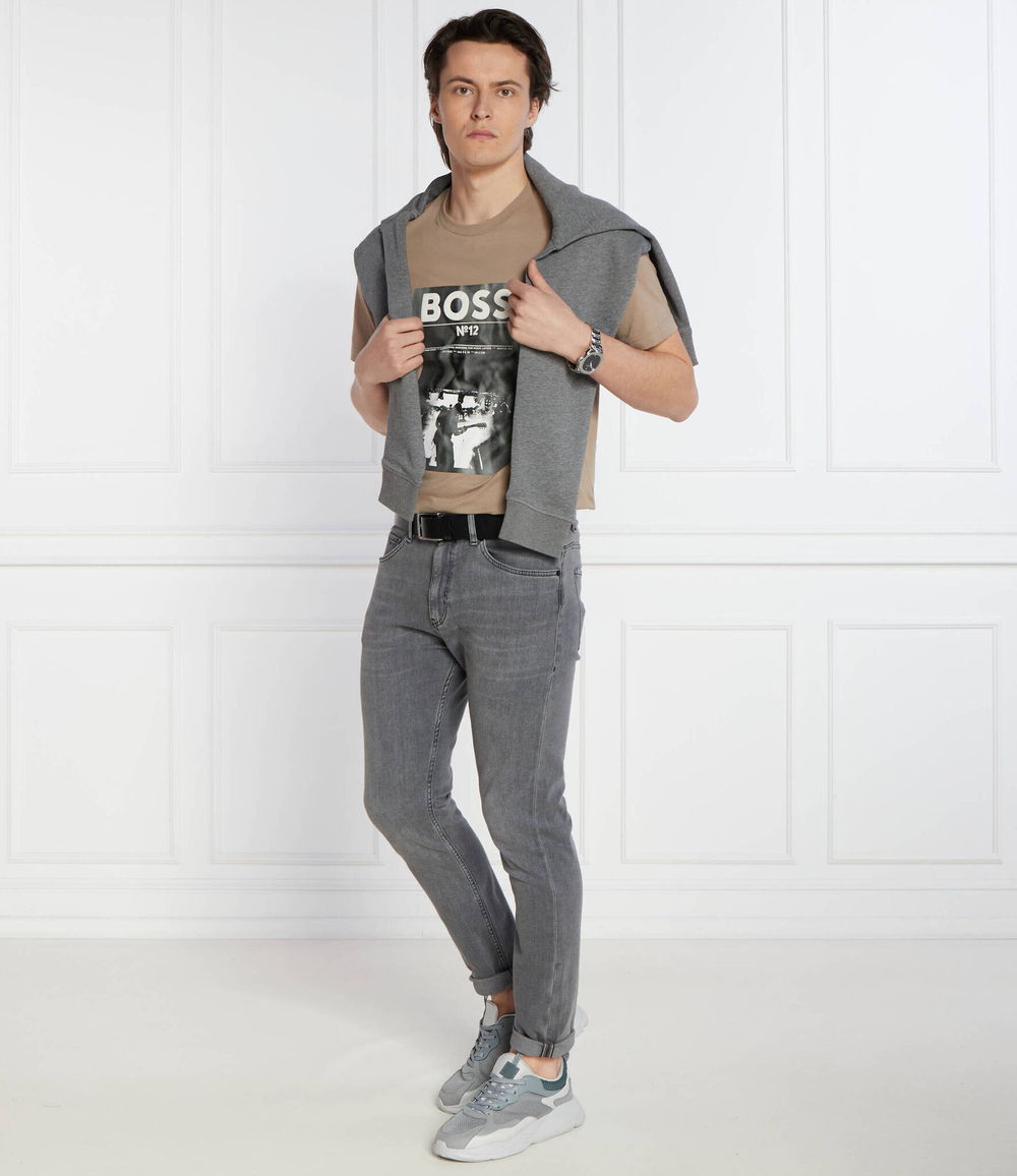 Футболка Te_BossTicket BOSS ORANGE - бежевый(50515829)