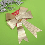 Бант на ёлку "Сказка" 38*27 см, Золото