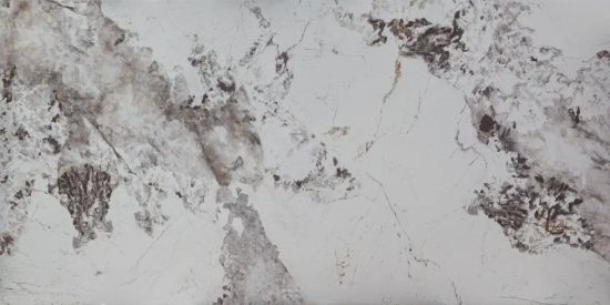 Стол "МАЛИБУ" 140-220, керамика Patagonia глянц.,R-6, опора черный муар