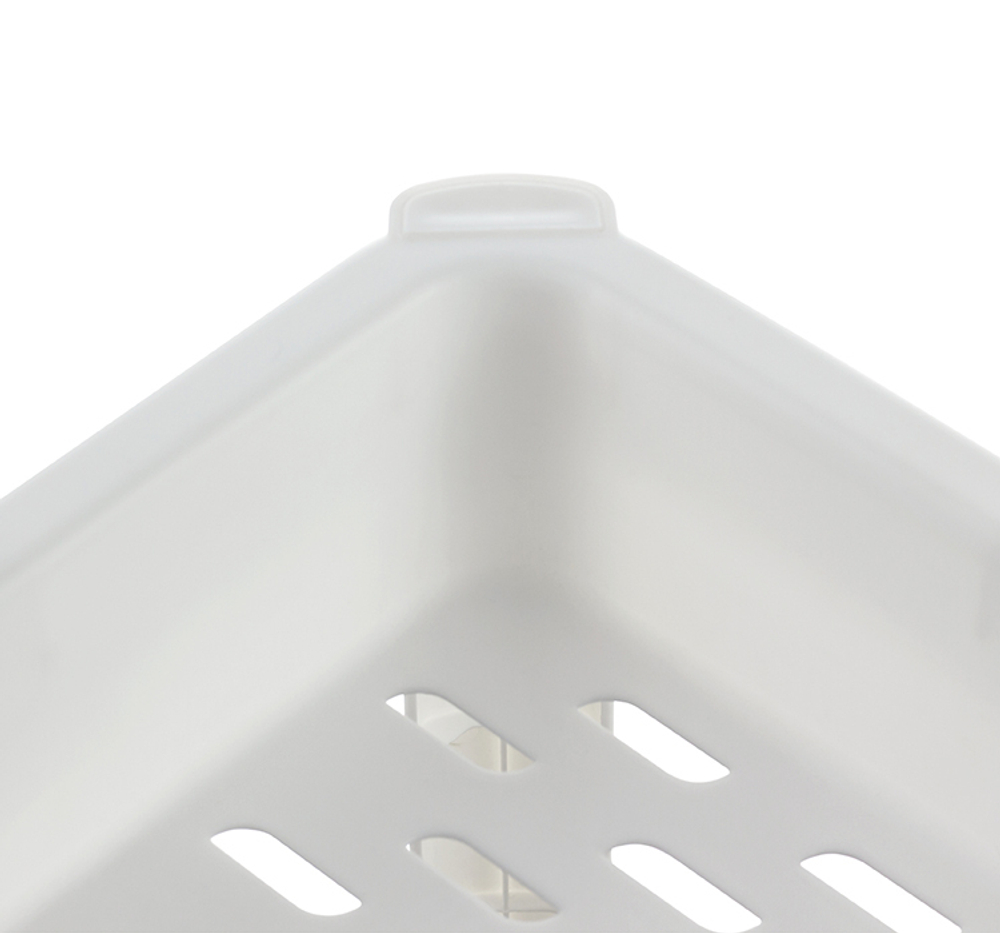 Этажерка прямоугольная (4 секции) 365x230x180 полки с бортиками М2703