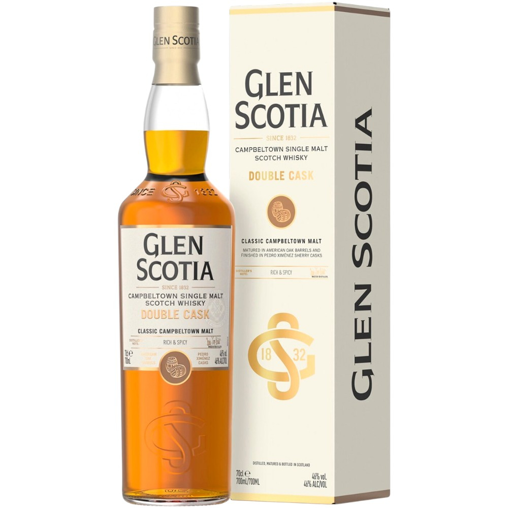 Виски Glen Scotia Double Cask Single Malt 0,7 л. В подарочной коробке