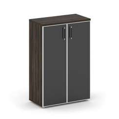 Shift Шкаф средний широкий SK.ST-2.4R black Дуб Мали/Стекло Black 800*420*1207