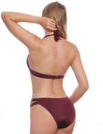 Раздельный купальник: лиф-триангул и плавки (Размер: B/S) (Цвет: бордовый)