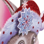 Плакат «Зайка с подарком» 30 см