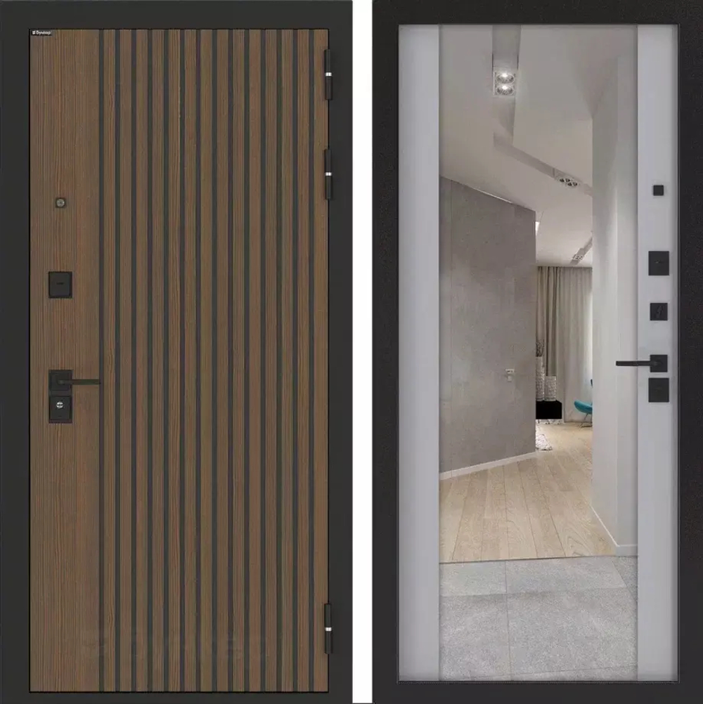 Дверь Входная Бункер BN-02 ФЛЗ-1 Грей Софт, металлическая