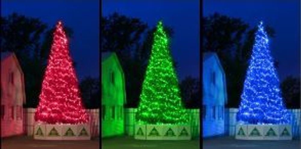 Уличная Гирлянда RGB "Хамелеон" для елок от 4 до 30 м