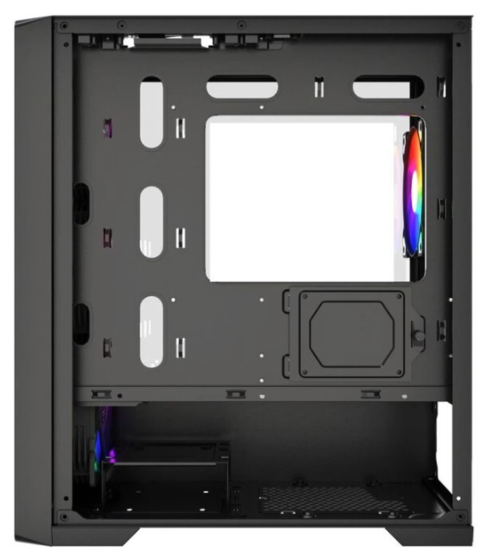 Корпус mATX Powercase ByteFlow Micro Black LE