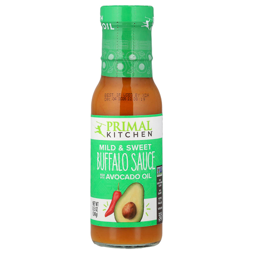 Primal Kitchen, соус баффало, с маслом авокадо, мягкий и сладкий, 241 г (8,5 унции)