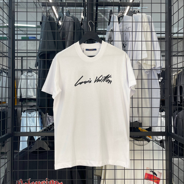 Футболка Louis Vuitton logo name white