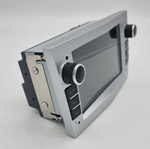 Магнитола для Opel Astra H, Antara, Corsa, Vectra, Zafira B (вниз, серебро) - Carmedia KP-7132S-S10 (кнопки, крутилки) Android 12, ТОП процессор, 4/64Гб, CarPlay, SIM-слот