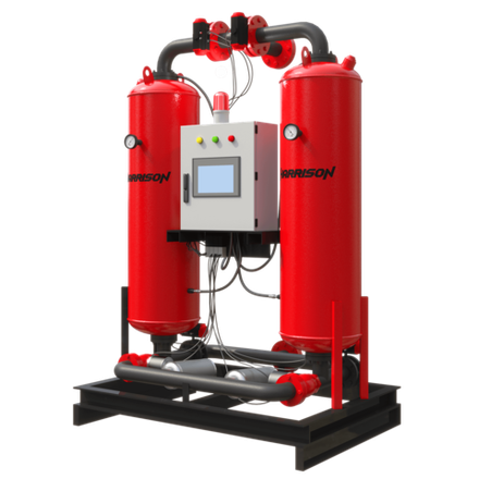 HRS-D982400SRD Адсорбционный осушитель горячей регенерации: 2400л/мин; -40°C; 10 бар