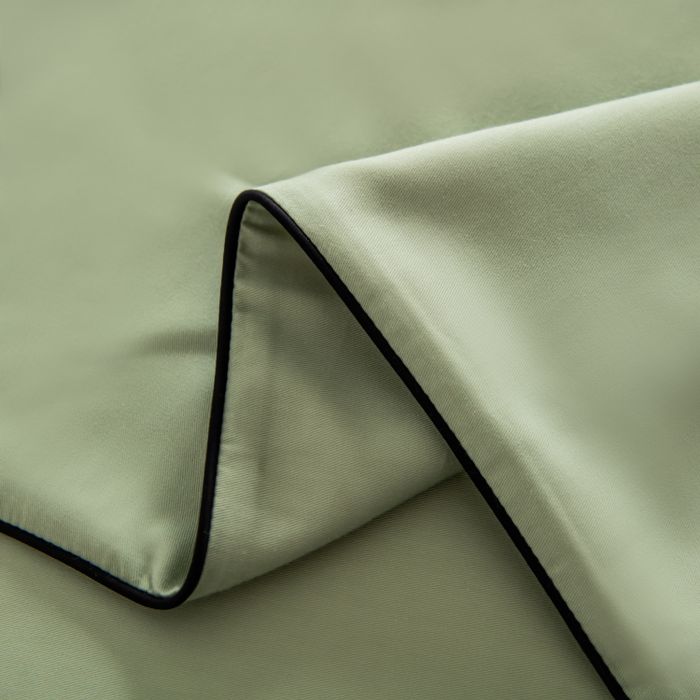 Комплект постельного белья Однотонный Сатин Элитный «Свежий мятный»
