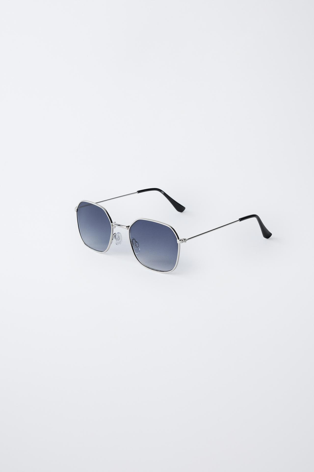 ZARA СОЛНЕЧНЫЕ ОЧКИ В МЕТАЛЛИЧЕСКОЙ ОПРАВЕ, СЕРЕБРИСТЫЙ