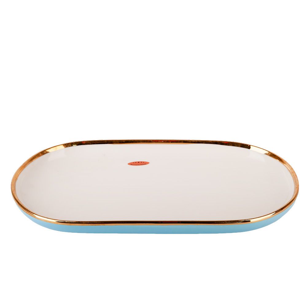 Блюдо сервировочное "Royal line.Blue" 30*16,3*3см. (min4) (транспортная упаковка)