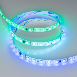 Светодиодная лента герметичная DMX-SE-B60-10mm 24V RGB-PX6 (14 W/m, IP65, 5m) (Arlight, -) 039607(1)