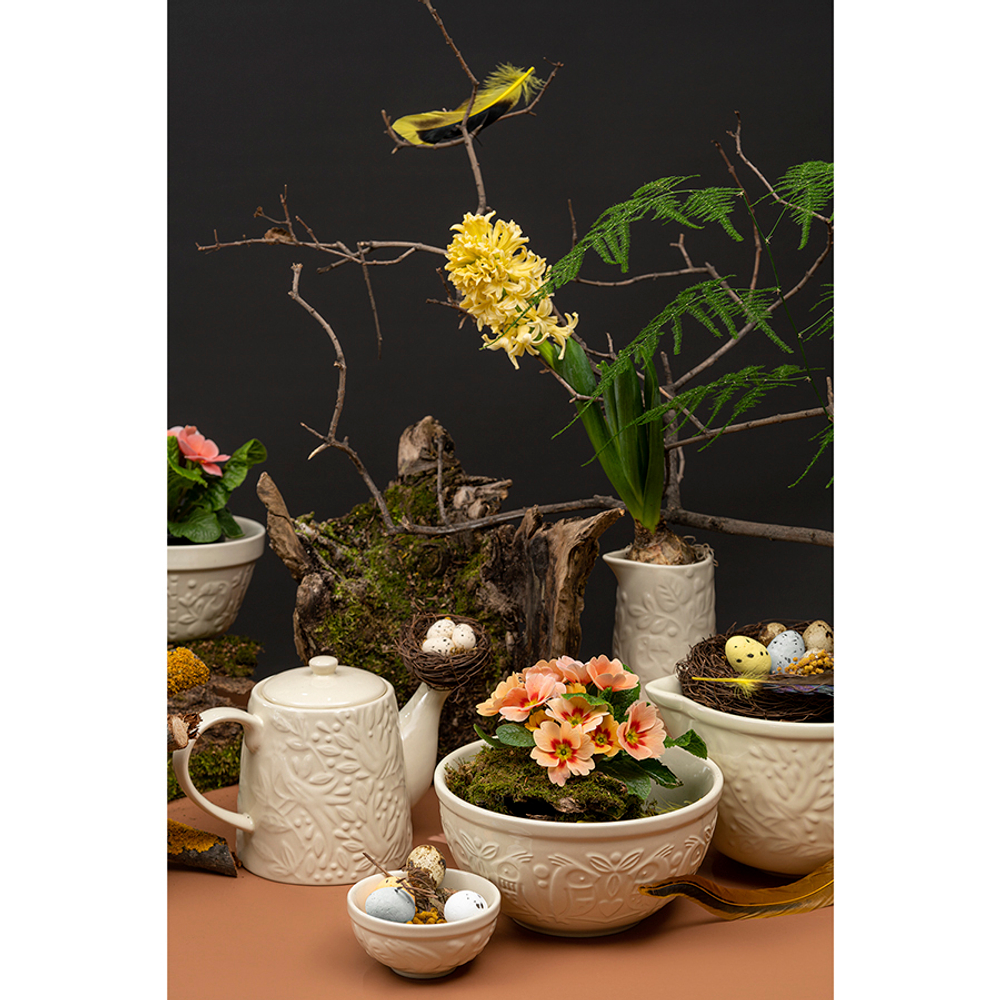 Чайник заварочный birds of paradise, 1 л, кремовый