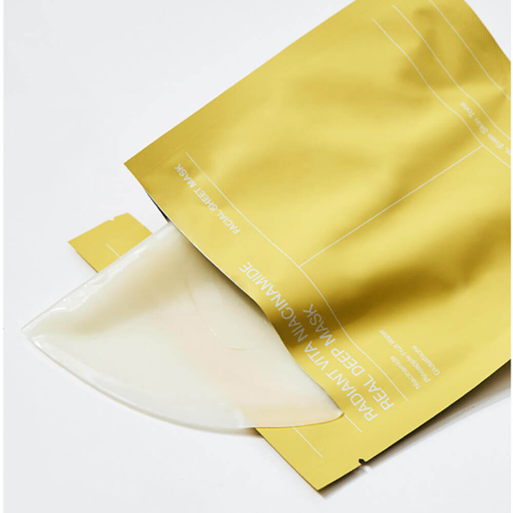 Biodance Гидрогелевая маска с ниацинамидом для сияния кожи - Radiant Vita Niacinamide, 34г. Real Deep Mask