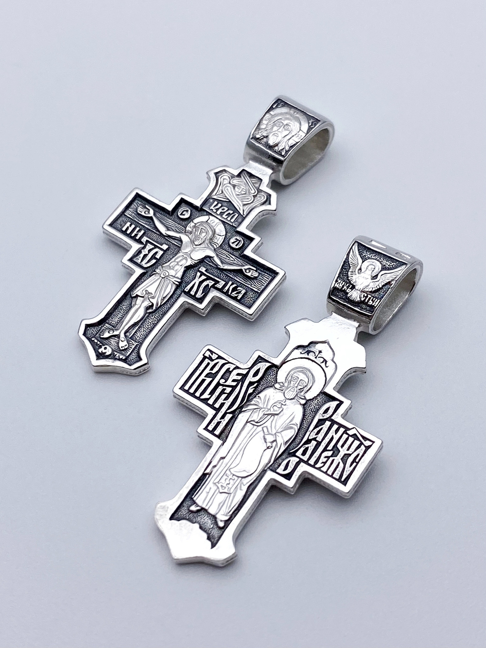 Крест ЛК237 Сергий Радонежский (Ag 925)