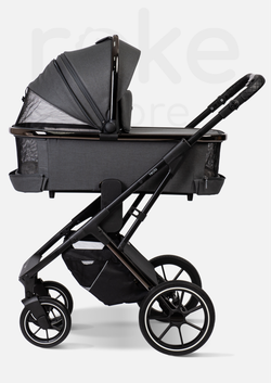 Peppy Коляска детская Tecla 2 в 1 Shadow Antrazit Chrome Edition (Графитовый)