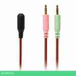 Гарнитура Sven AP-G988MV черный/красный