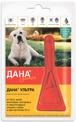 Apicena Дана Ультра капли инсектоакарицидные на холку