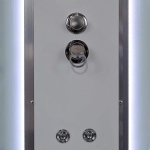 Душевая кабина DTO ЕМ4515 LED с гидромассажем 150х85