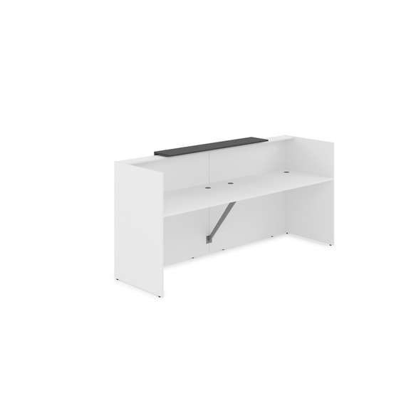 1КР-ДС.001.1 Комплект Ресепшн с фартуком ЛДСП (2432*762*1161) (с подсветкой)