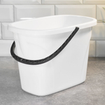 Ведро 8л "Good" прямоугольное, цвет белый