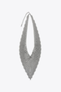 ZARA МЕТАЛЛИЧЕСКИЙ РЕМЕНЬ-СЕТКА, СЕРЕБРИСТЫЙ