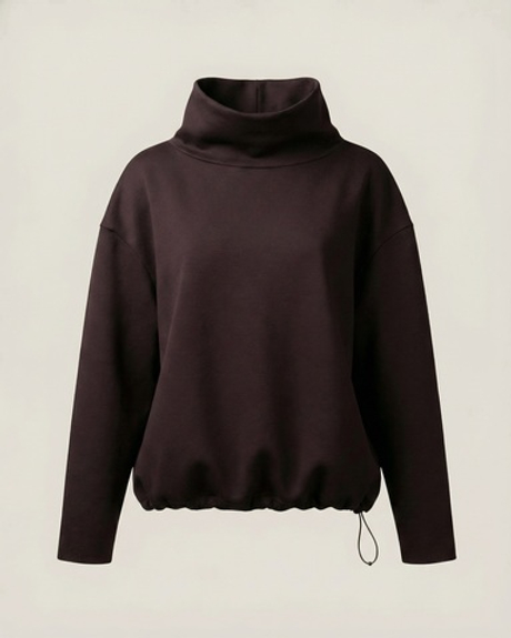 Костюм из мягкого трикотажа джерси в шоколадном