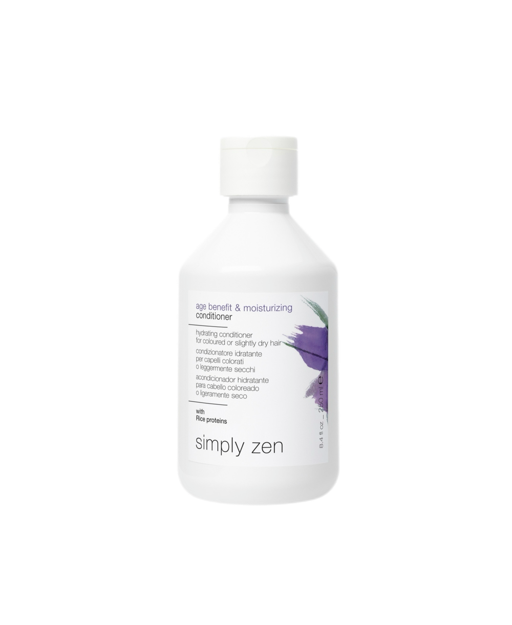 Simply Zen Age benefit & moisturizing conditioner/ увлажняющий кондиционер для окрашенных и слегка сухих волос 250мл