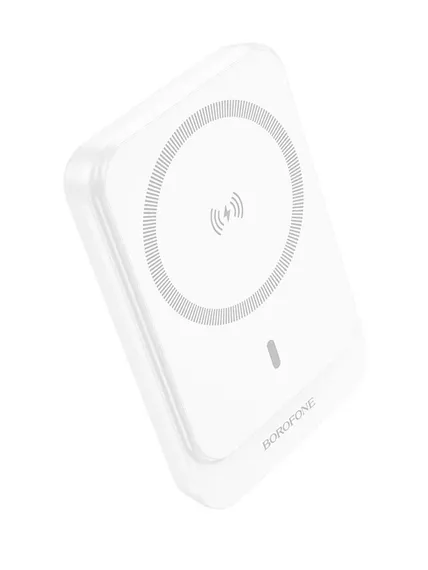 Внешний аккумулятор с беспроводной зарядкой Borofone BJ63 (white)