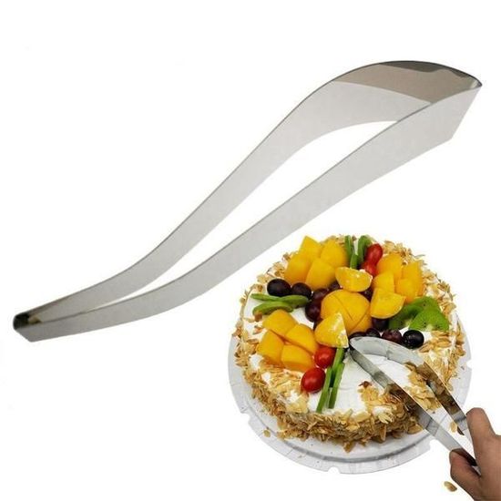 Нож разделитель для торта 24,5 см. Kamille КМ 5075 из нержавеющей стали