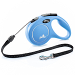 flexi рулетка New Classic M (до 20 кг) 5 м трос синяя